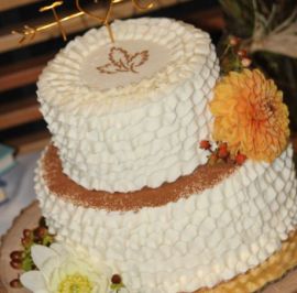 Tiramisu in wedding cake form